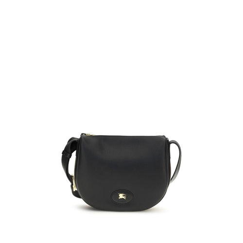 Burberry Black Calf Leather Bos Taurus Shoulder Bag Burberry