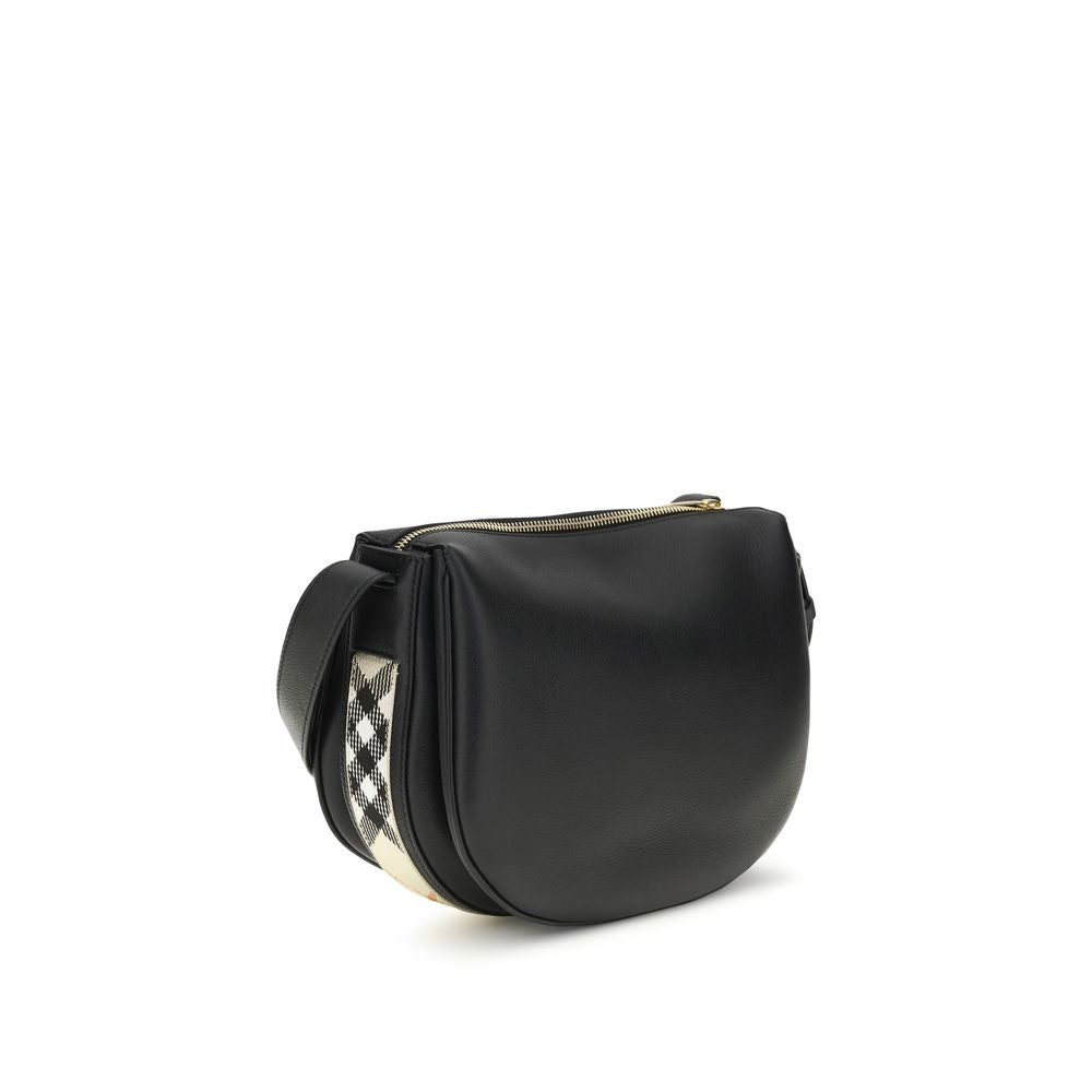 Burberry Black Calf Leather Bos Taurus Shoulder Bag Burberry