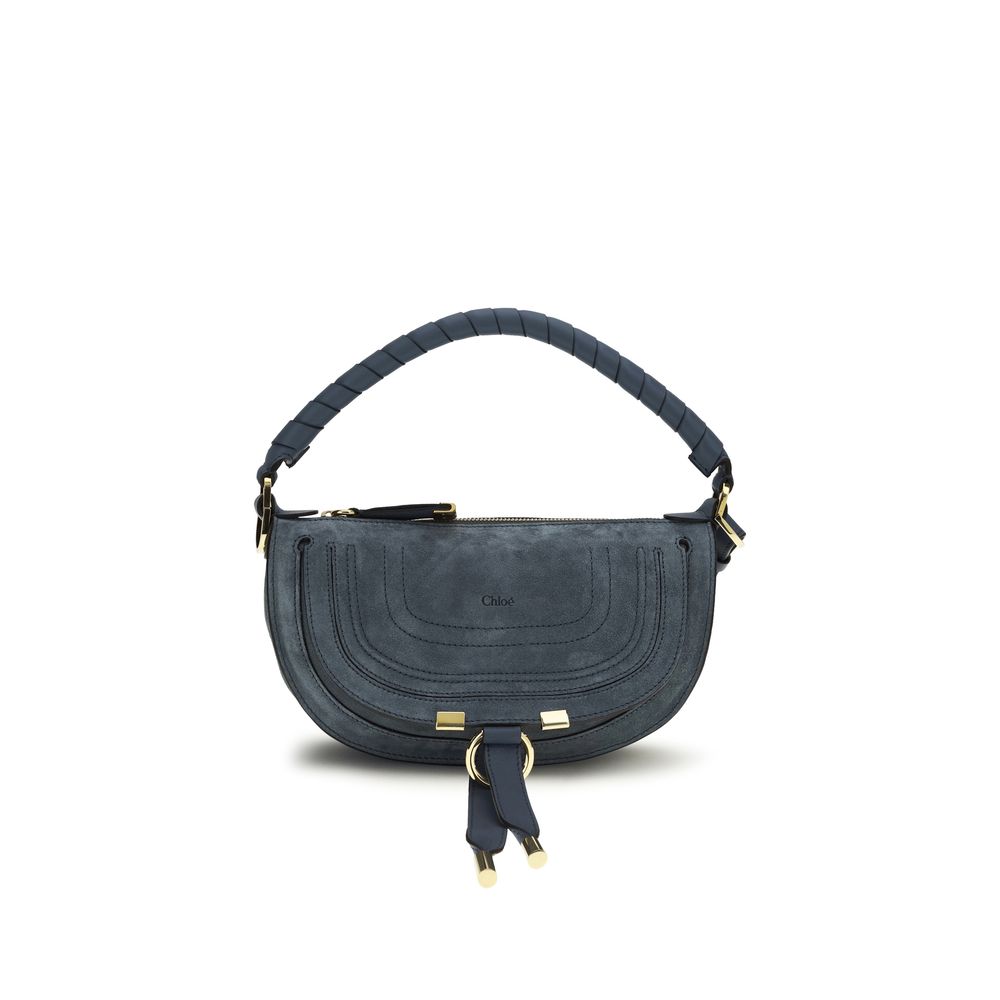 Chloé Blue Calf Leather Bos Taurus Shoulder Bag Chloé
