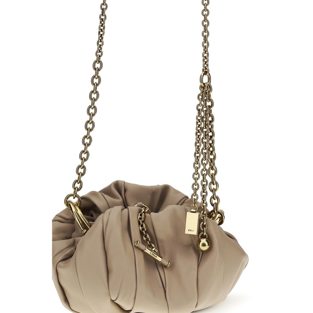 Chloé Beige Lamb Ovis Aries Aries Shoulder Bag Chloé