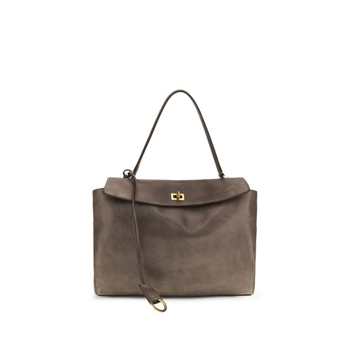 Balenciaga Gray Lamb Ovis Aries Aries Shoulder Bag Balenciaga