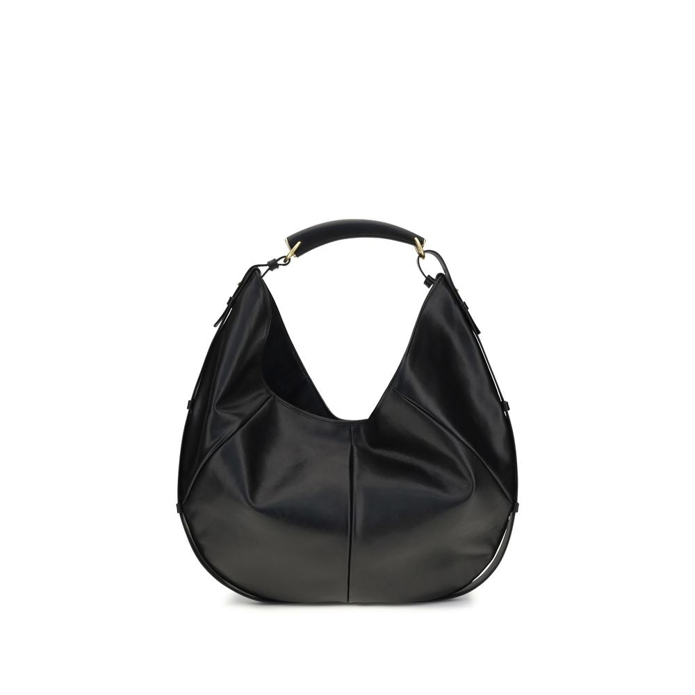 Saint Laurent Black Calf Leather Bos Taurus Shoulder Bag Saint Laurent