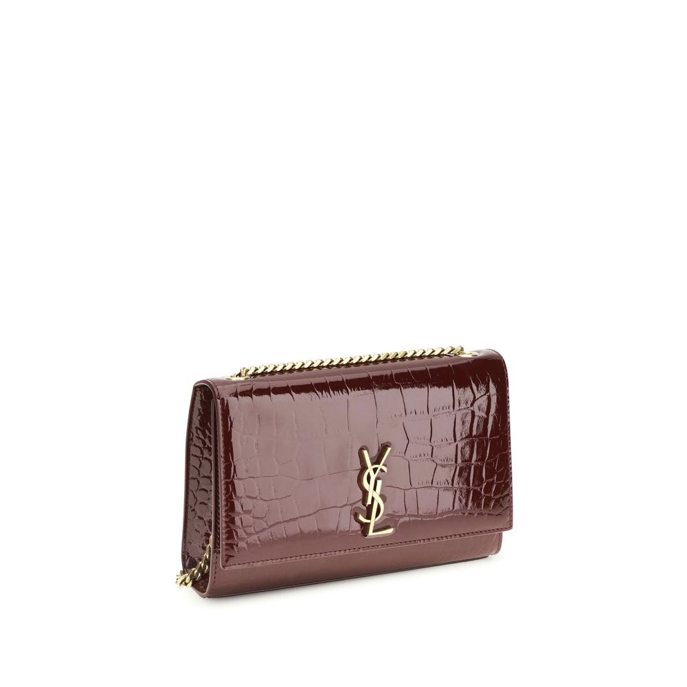 Saint Laurent Bordeaux Calf Leather Bos Taurus Shoulder Bag Saint Laurent