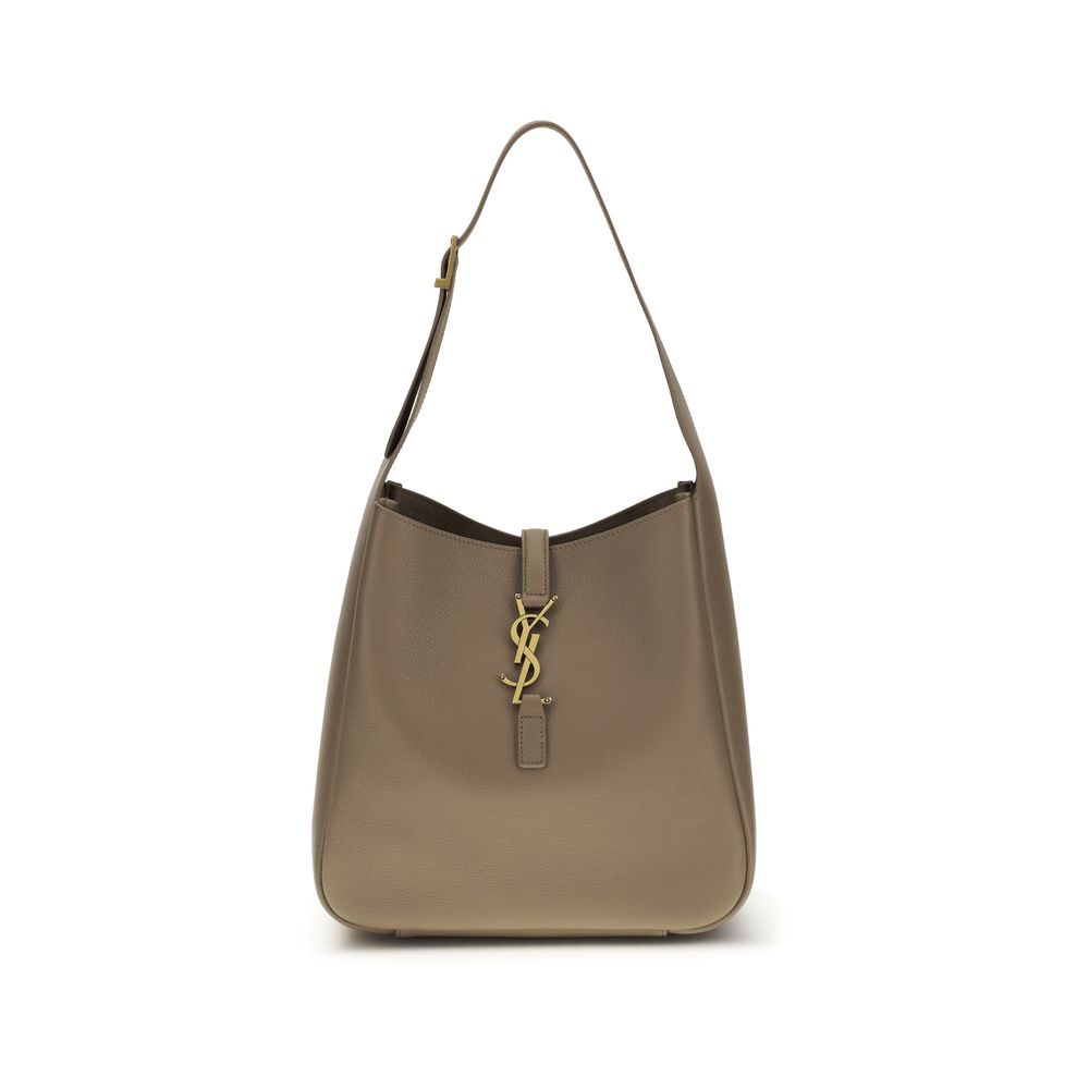 Saint Laurent Gray Calf Leather Bos Taurus Shoulder Bag Saint Laurent