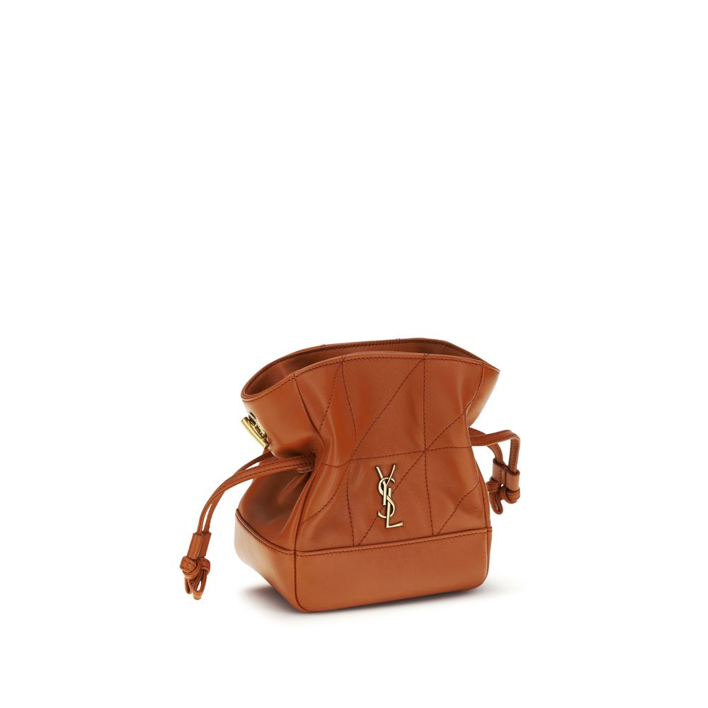 Saint Laurent Orange Lamb Ovis Aries Aries Clutch Bag Saint Laurent