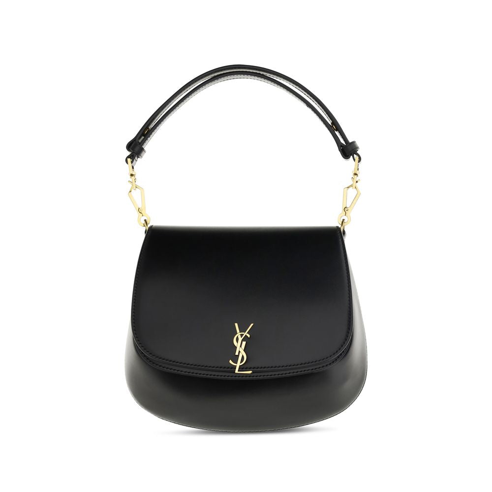 Saint Laurent Black Calf Leather Bos Taurus Handbag Saint Laurent