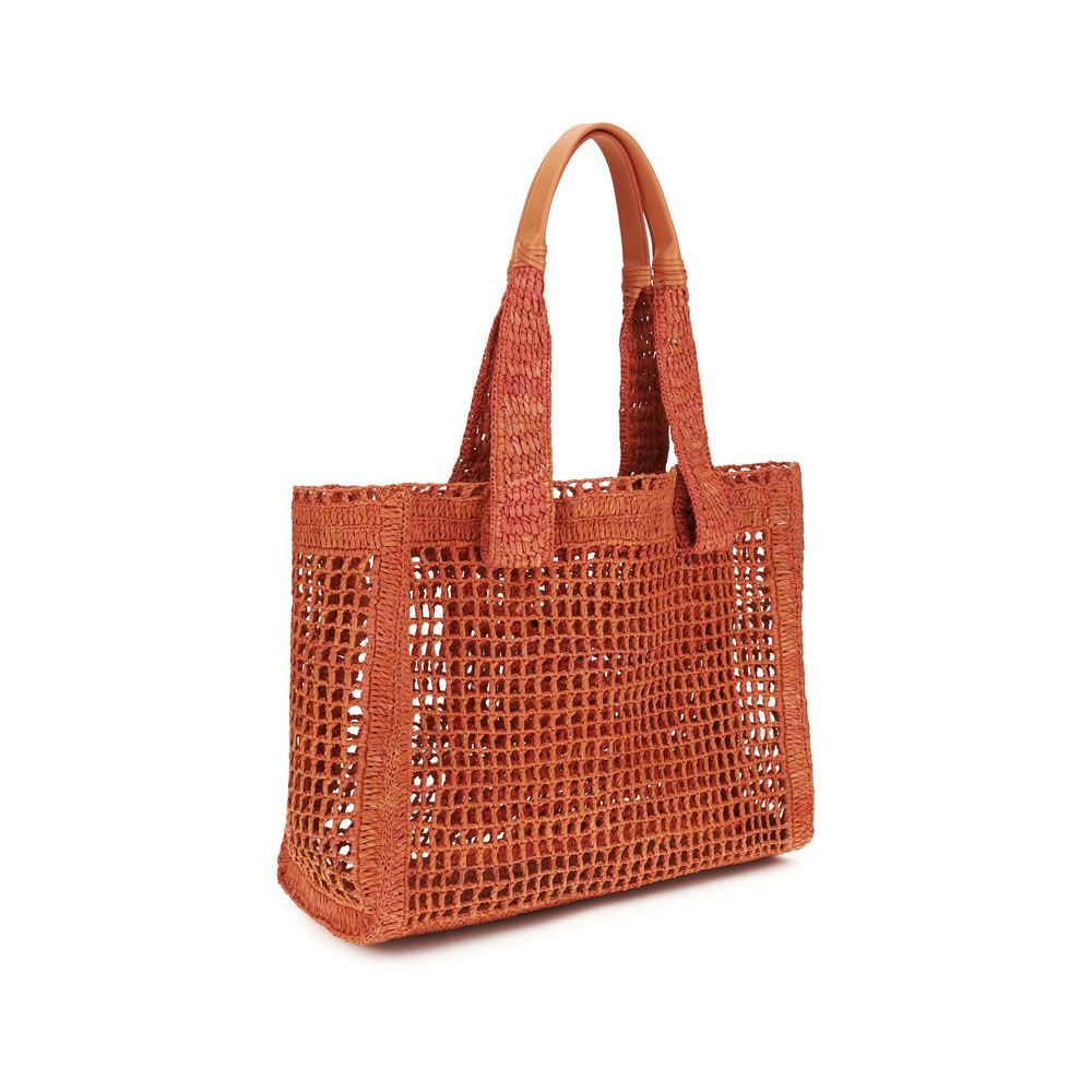 Chloé Multicolor Raffia Shoulder Bag Chloé