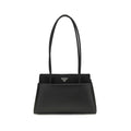Prada Black Calf Leather Bos Taurus Shoulder Bag Prada