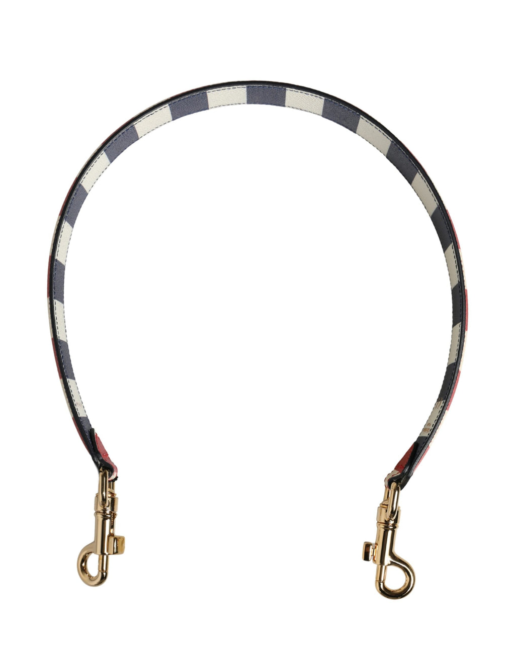 Dolce & Gabbana Multicolor Leather Striped Bag Accessory Shoulder Strap Dolce & Gabbana