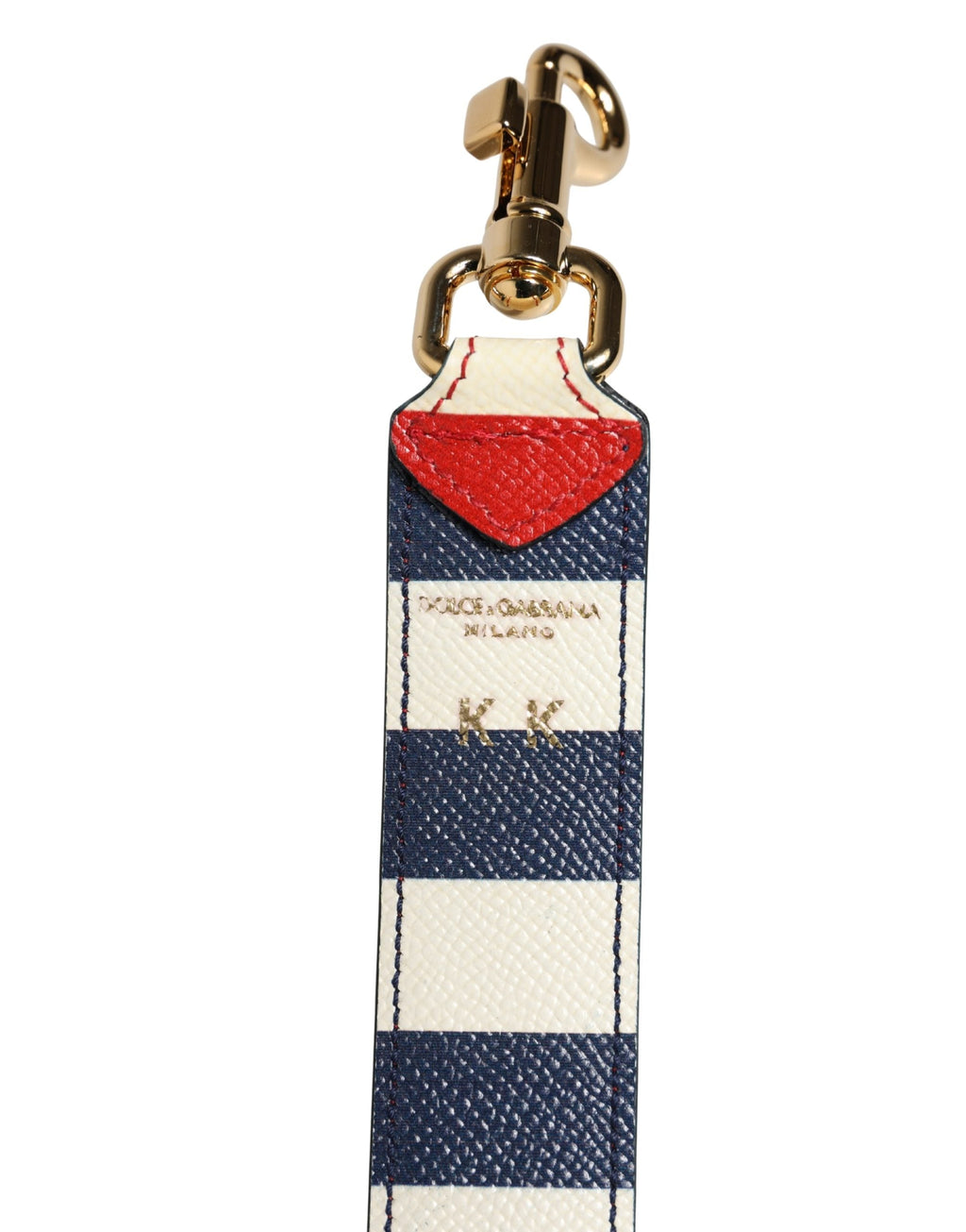 Dolce & Gabbana Multicolor Leather Striped Bag Accessory Shoulder Strap Dolce & Gabbana