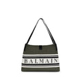 Balmain Black Cotton Shoulder Bag Balmain