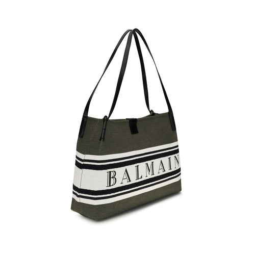Balmain Black Cotton Shoulder Bag Balmain