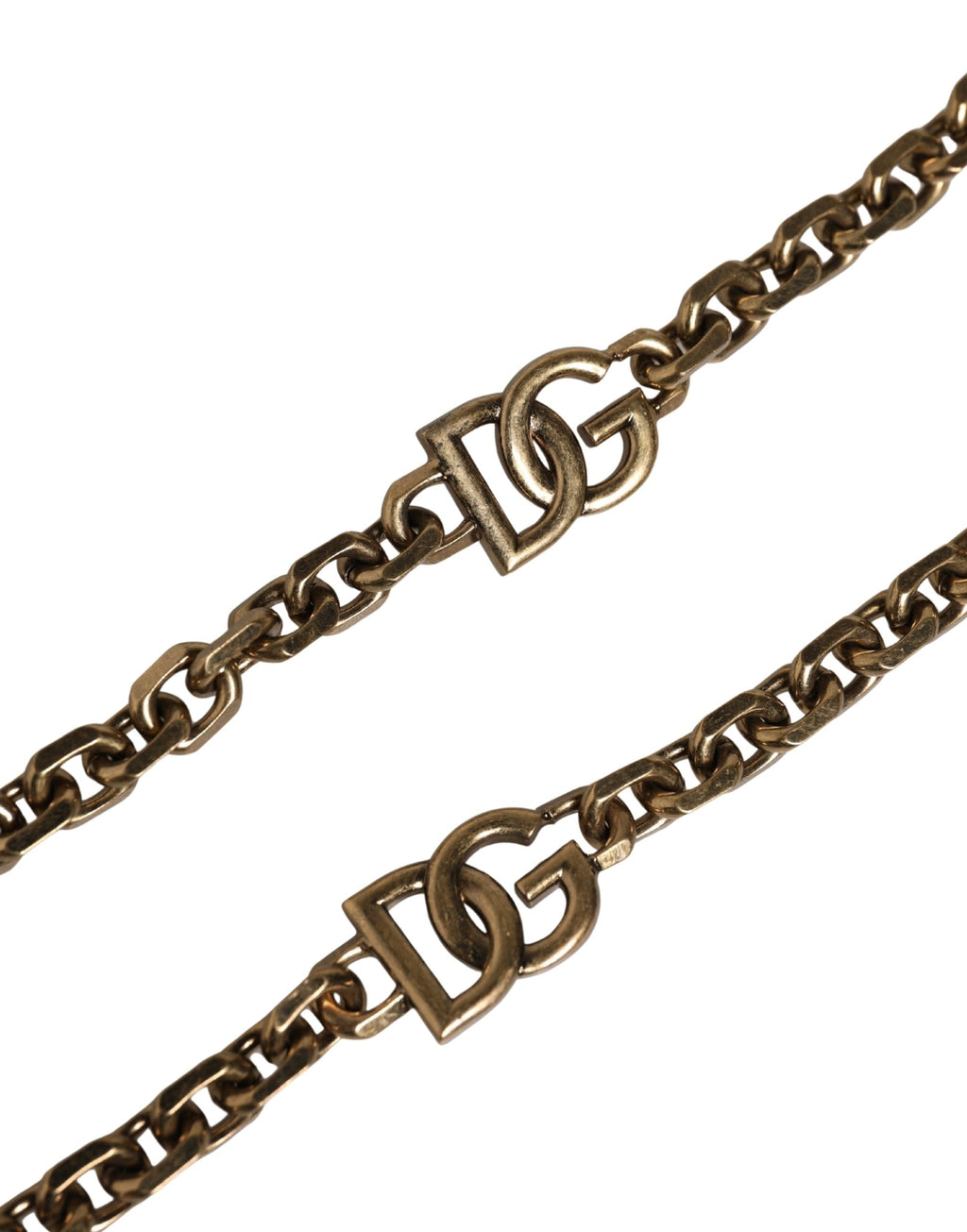 Dolce & Gabbana Black Leather Gold Chain Bag Accessory Shoulder Strap Dolce & Gabbana
