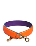 Dolce & Gabbana Orange Purple Calf Leather Bag Accessory  Shoulder Strap Dolce & Gabbana