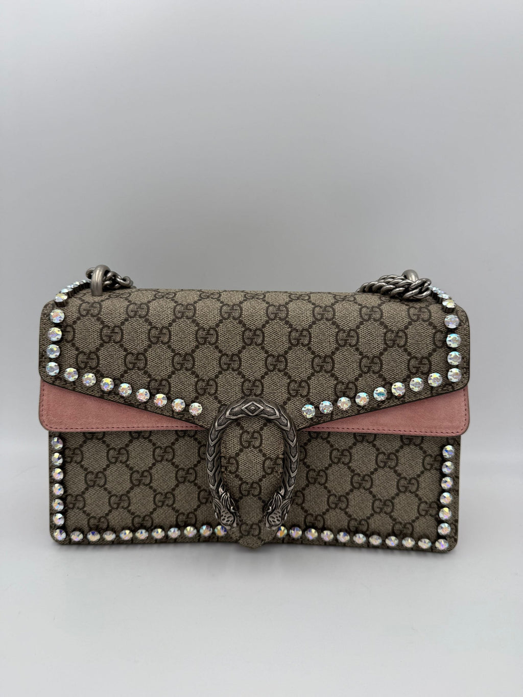 Gucci GUCCI DIONYSUS GG Supreme with Diamantes Handbag Gucci