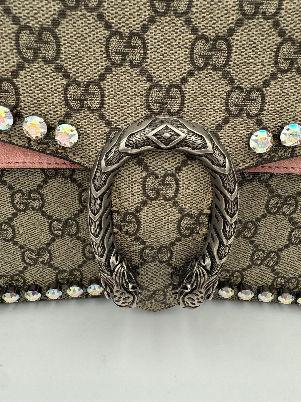 Gucci GUCCI DIONYSUS GG Supreme with Diamantes Handbag Gucci