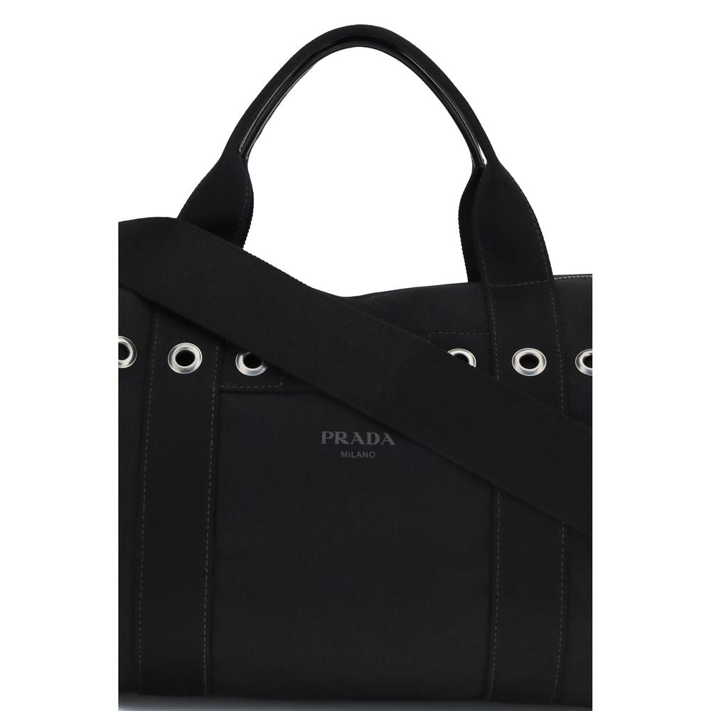 Prada Black Cotton Luggage And Travel Prada