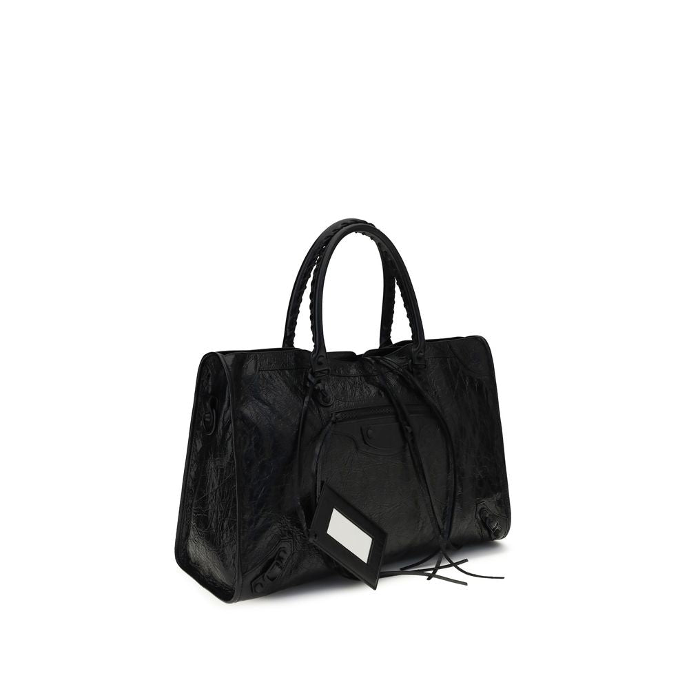 Balenciaga Black Lamb Ovis Aries Aries Shoulder Bag Balenciaga