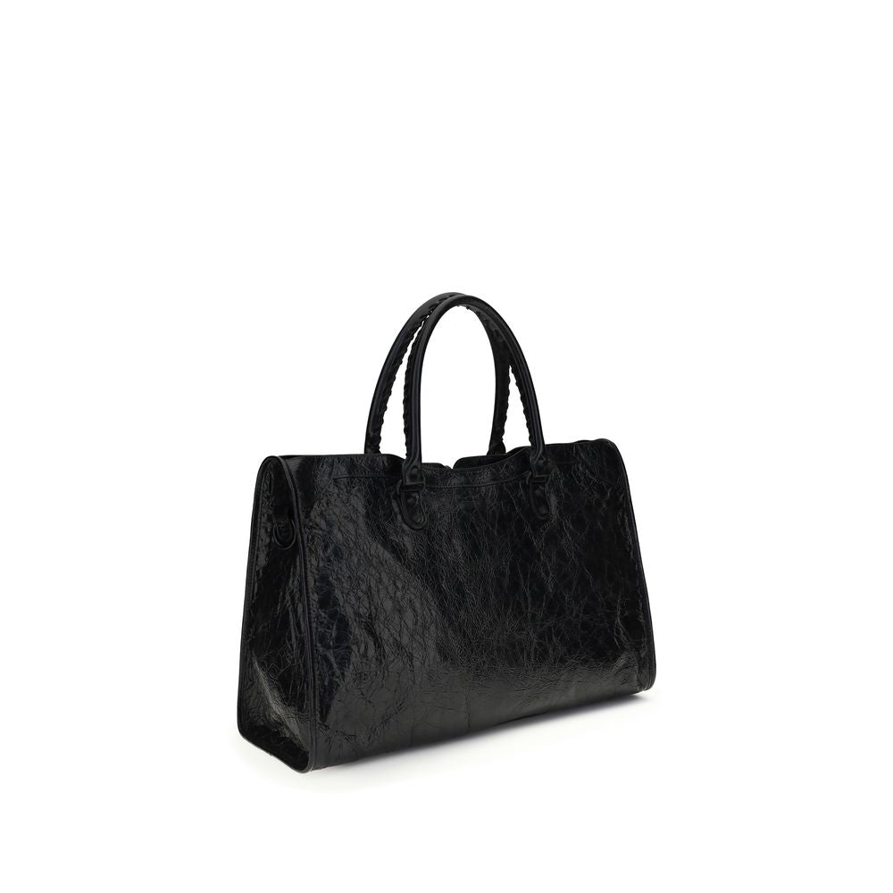 Balenciaga Black Lamb Ovis Aries Aries Shoulder Bag Balenciaga