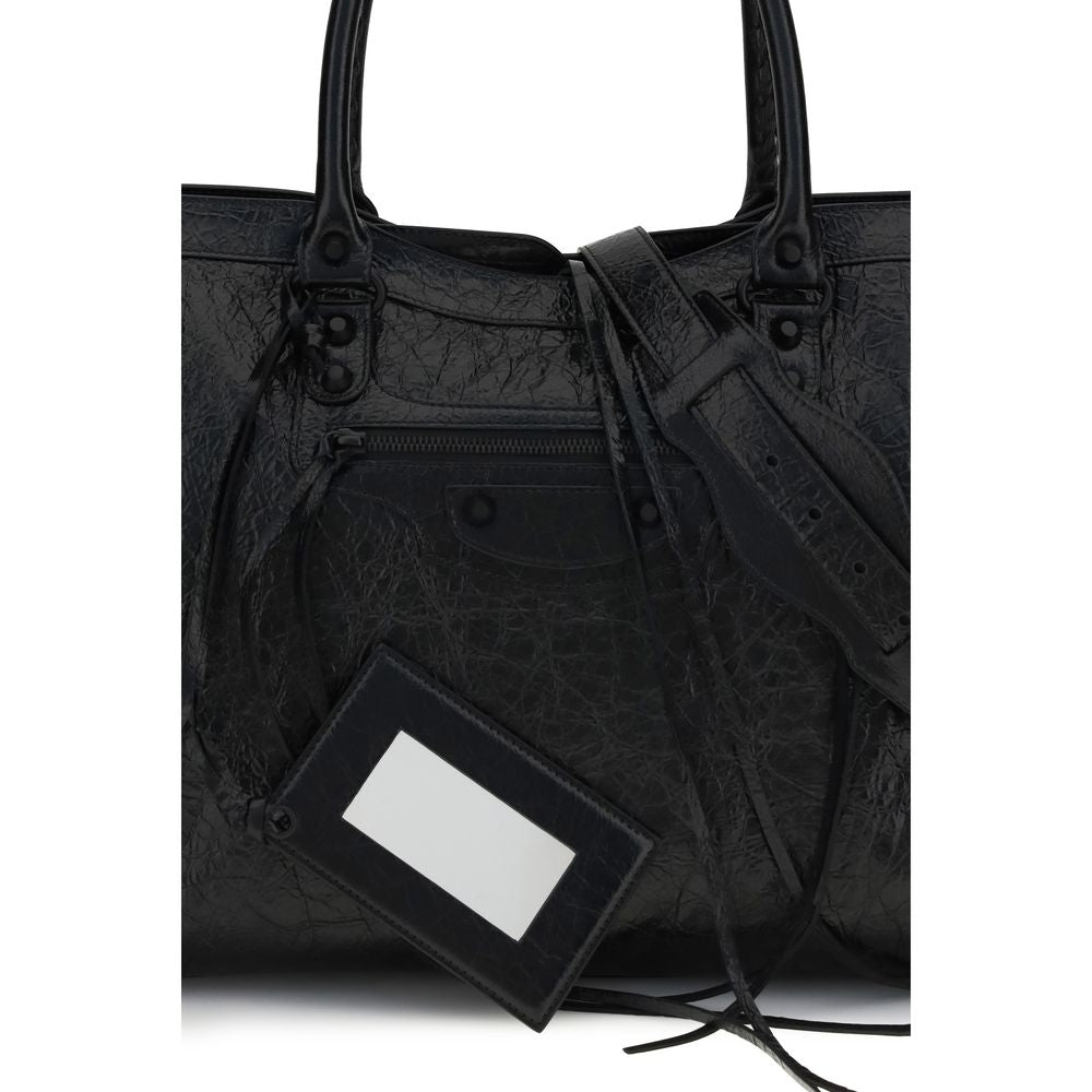 Balenciaga Black Lamb Ovis Aries Aries Shoulder Bag Balenciaga