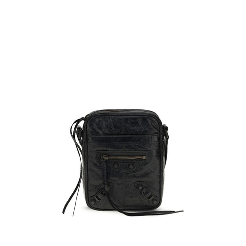 Balenciaga Black Lamb Ovis Aries Aries Shoulder Bag Balenciaga
