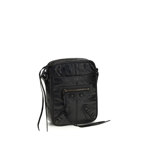 Balenciaga Black Lamb Ovis Aries Aries Shoulder Bag Balenciaga