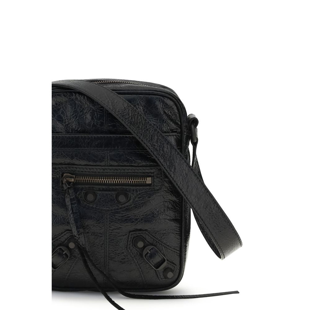 Balenciaga Black Lamb Ovis Aries Aries Shoulder Bag Balenciaga