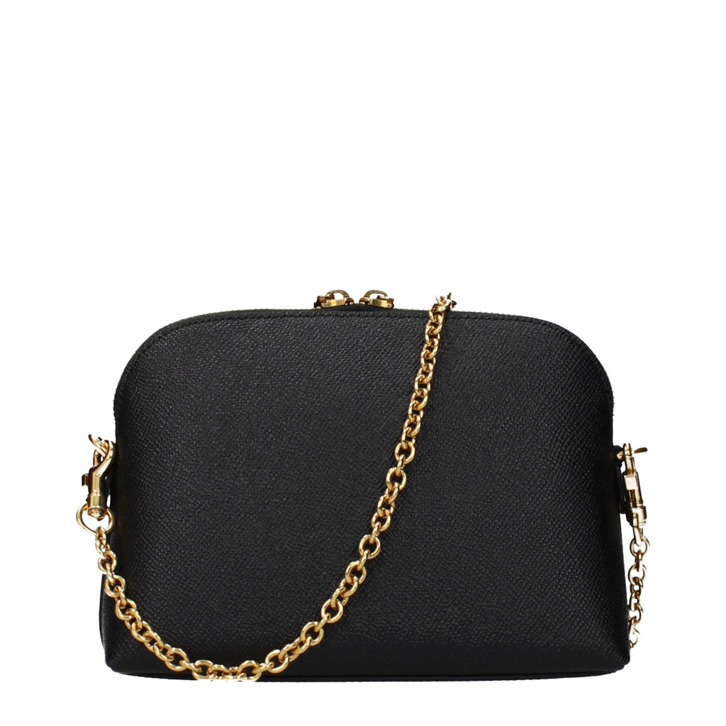 Dolce & Gabbana Black Leather Shoulder Bag Dolce & Gabbana