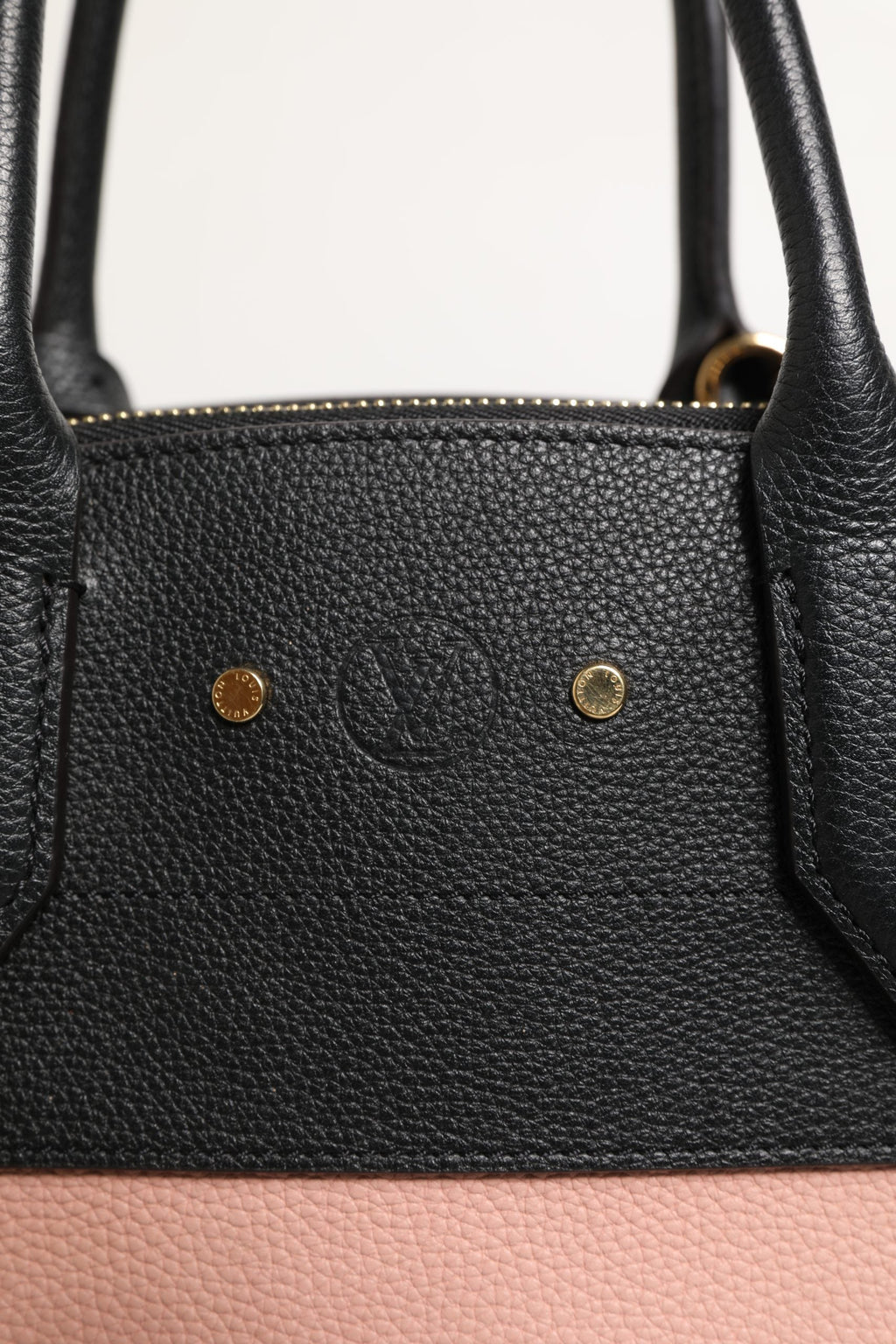 Louis Vuitton Pink and Black Leather City Steamer Handbag Louis Vuitton