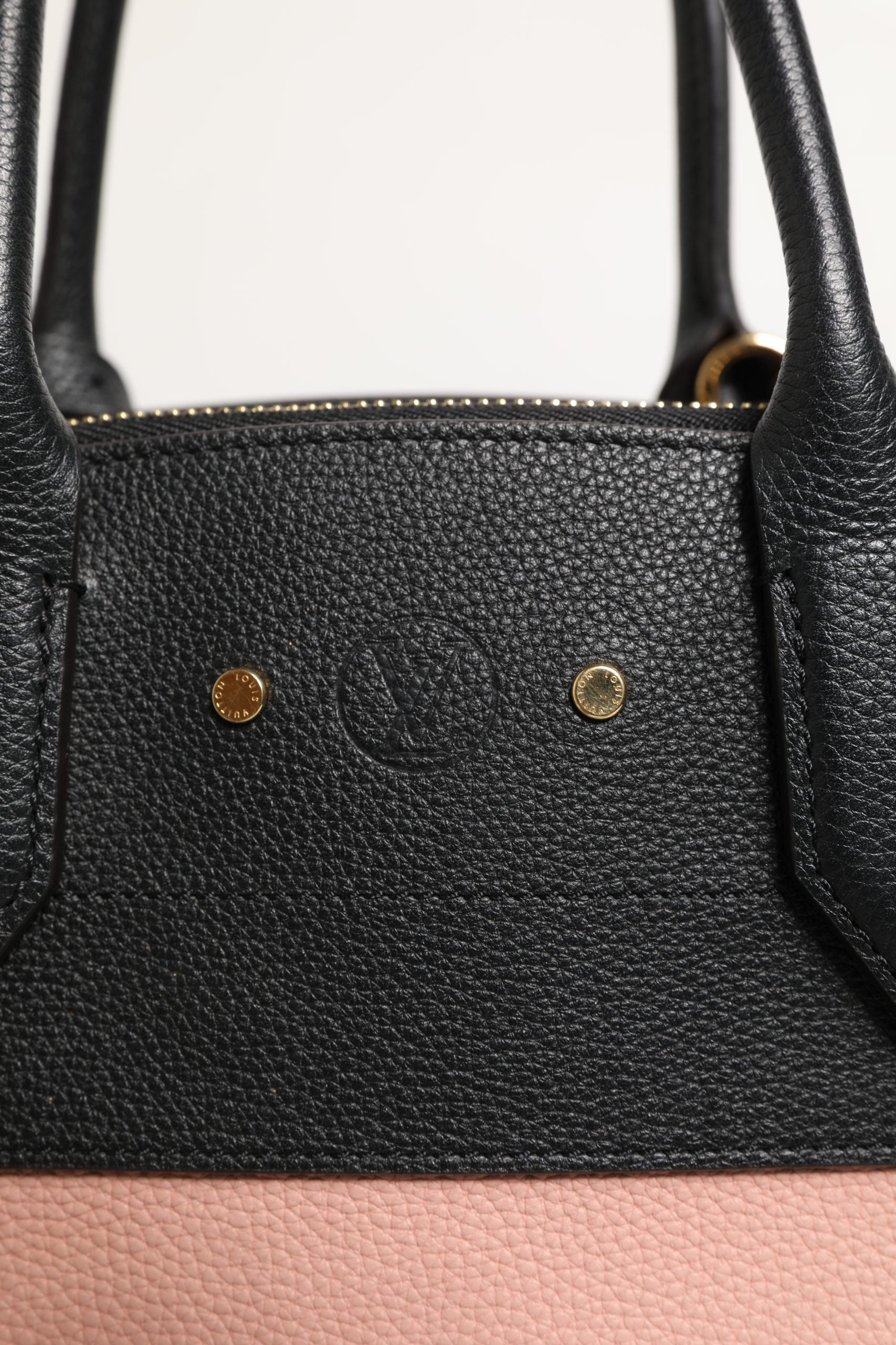 Louis Vuitton Pink and Black Leather City Steamer Handbag Louis Vuitton