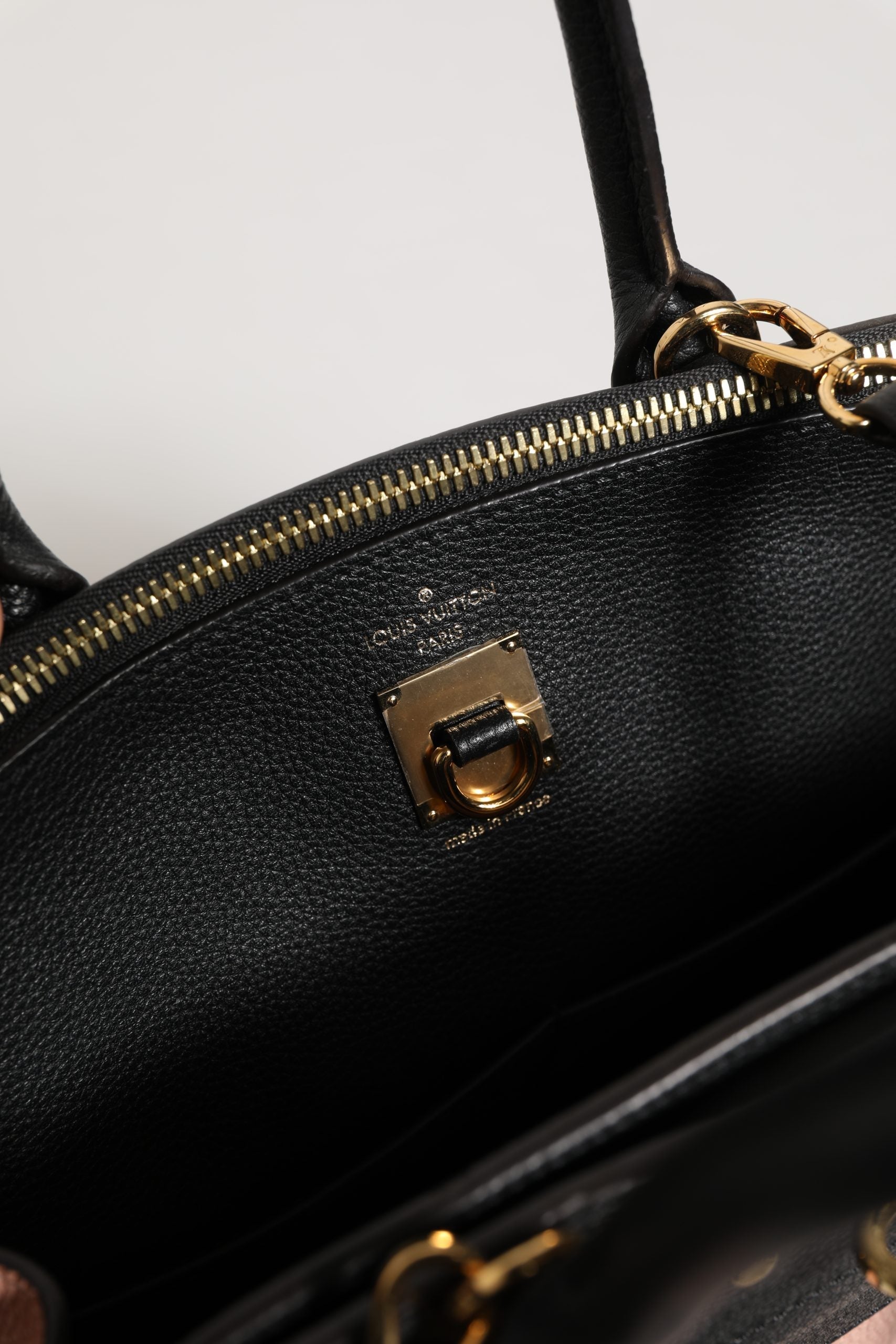 Louis Vuitton Pink and Black Leather City Steamer Handbag Louis Vuitton