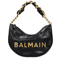 Balmain Black Leather Shoulder Bag Balmain