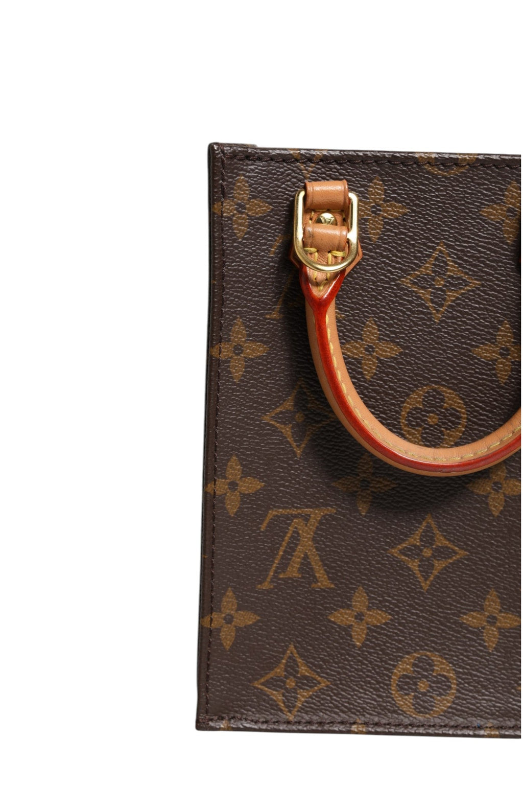 Louis Vuitton Monogram Canvas Petit Sac Plat Bag Louis Vuitton