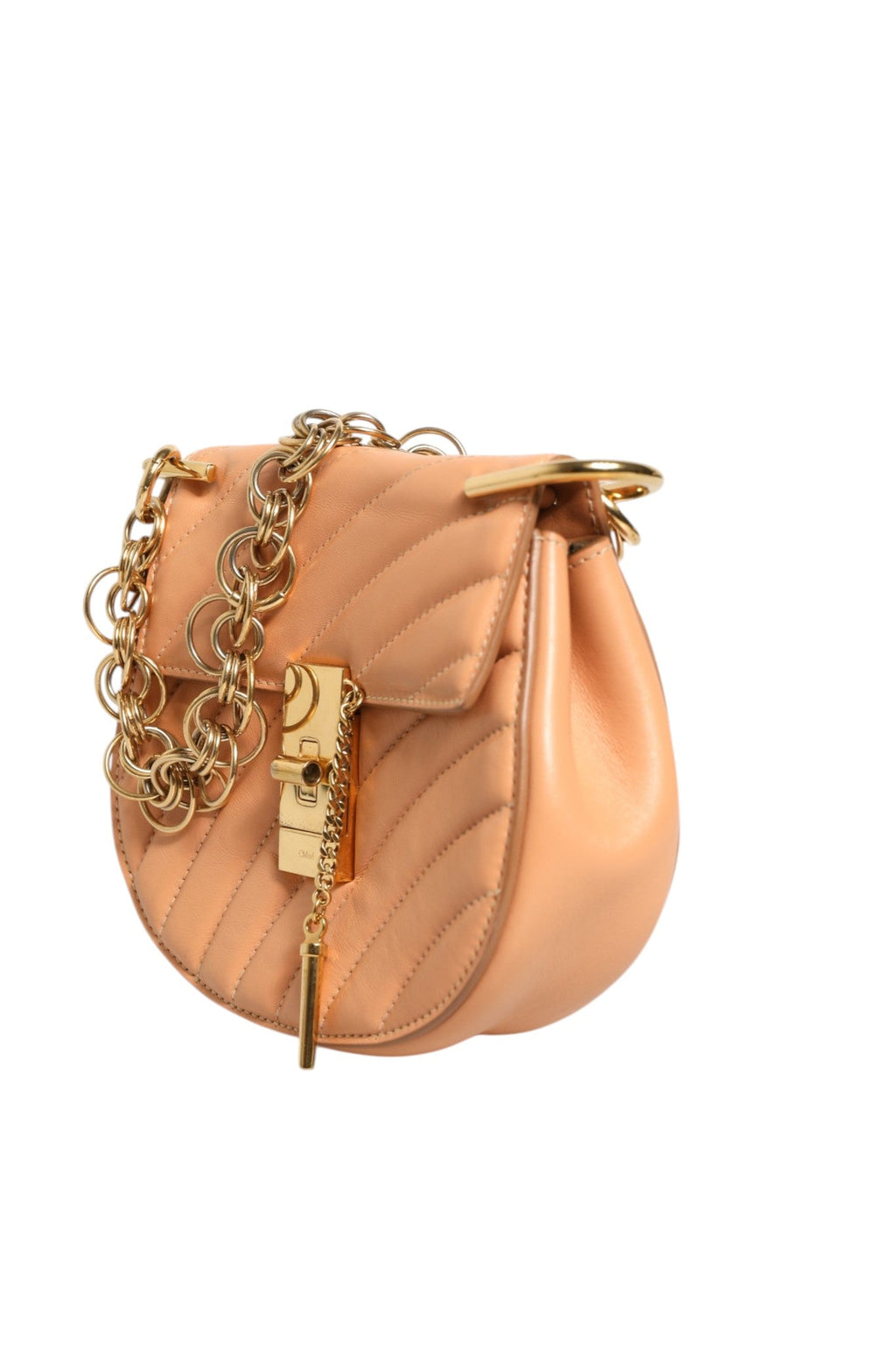 Chloé Quilted Calfskin Leather Drew Bijou Shoulder Bag Chloé