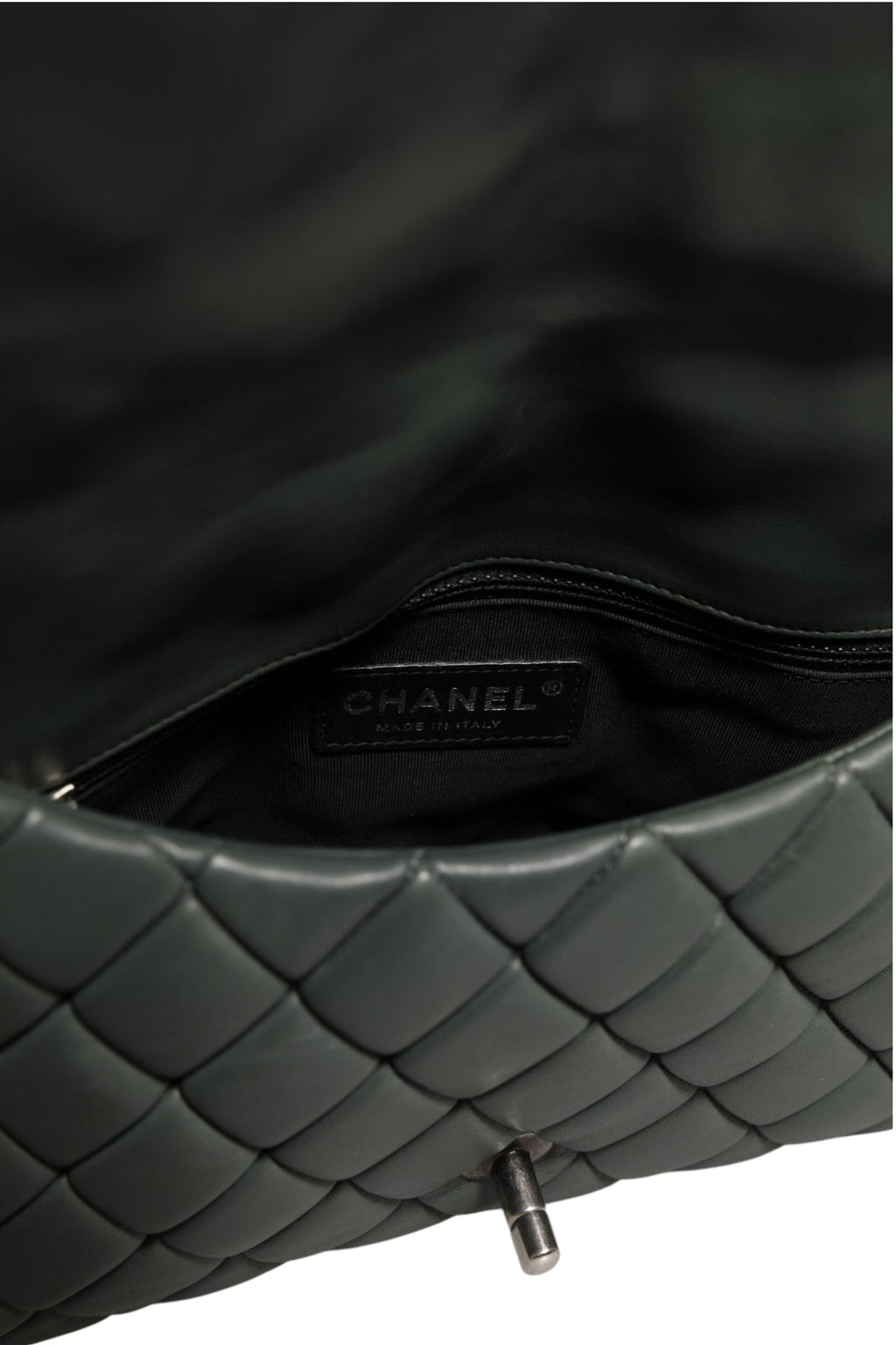 Chanel Quilted Lambskin Leather New Bubble Flap Bag Chanel