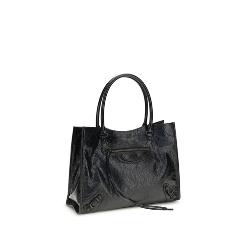 Balenciaga Black Lamb Ovis Aries Aries Shoulder Bag Balenciaga
