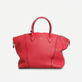 Louis Vuitton Griotte Taurillon Leather Soft Lockit MM Crossbody Bag Louis Vuitton