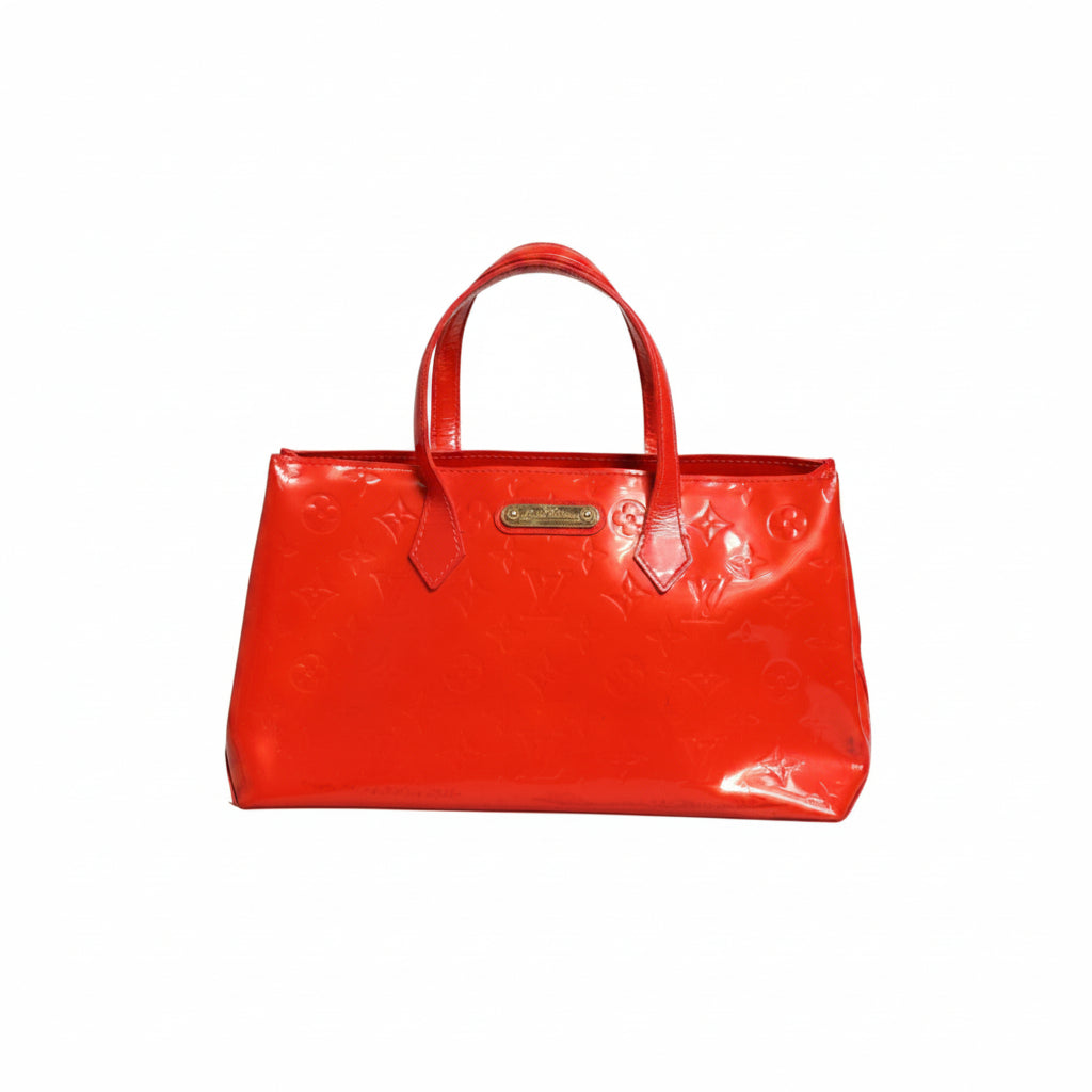 Louis Vuitton Red Monogram Vernis Wilshire PM Louis Vuitton