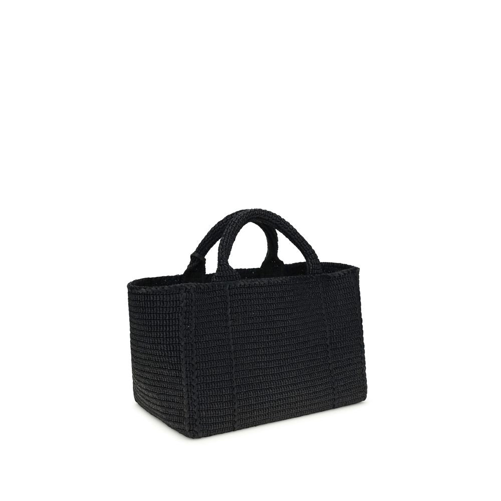 Prada Black Viscose Shoulder Bag Prada