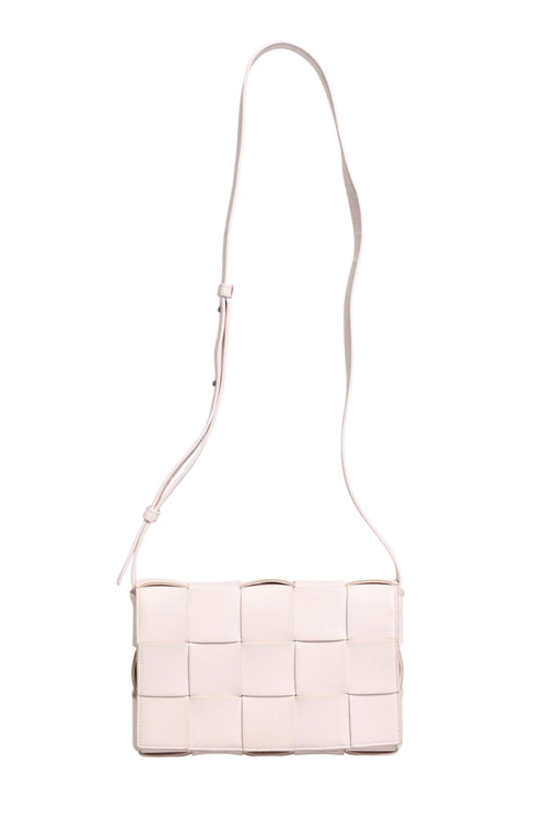 Bottega Veneta Pink Intrecciato Cassette Shoulder Bag Bottega Veneta