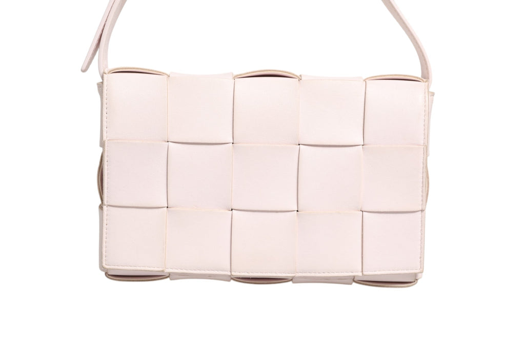 Bottega Veneta Pink Intrecciato Cassette Shoulder Bag Bottega Veneta