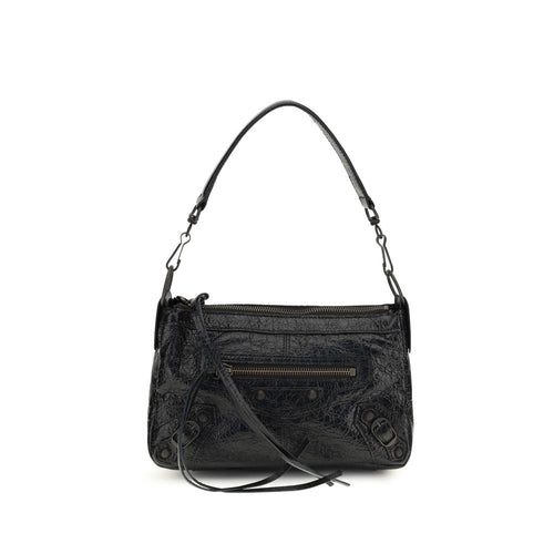 Balenciaga Black Lamb Ovis Aries Aries Shoulder Bag Balenciaga