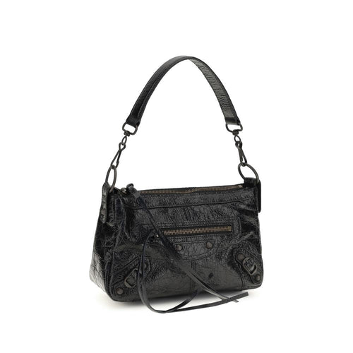Balenciaga Black Lamb Ovis Aries Aries Shoulder Bag Balenciaga