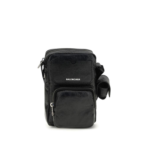 Balenciaga Black Lamb Ovis Aries Aries Shoulder Bag Balenciaga