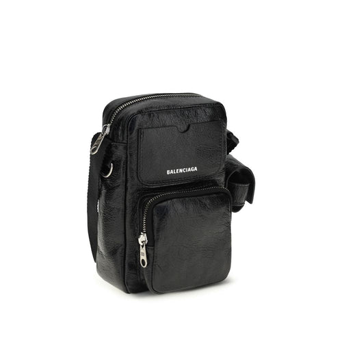 Balenciaga Black Lamb Ovis Aries Aries Shoulder Bag Balenciaga