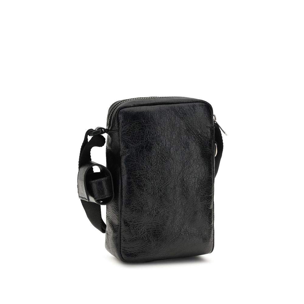 Balenciaga Black Lamb Ovis Aries Aries Shoulder Bag Balenciaga