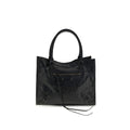 Balenciaga Black Lamb Ovis Aries Aries Shoulder Bag Balenciaga