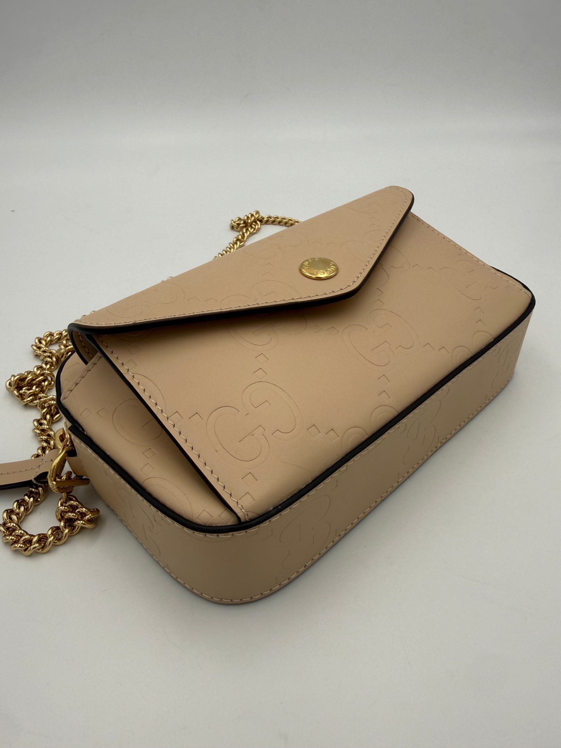 Gucci GUCCI GG Jumbo Beige with Front Pocket Shoulder Bag Gucci