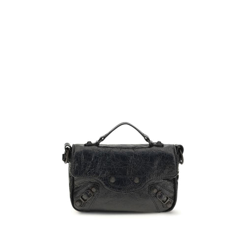 Balenciaga Black Lamb Ovis Aries Aries Shoulder Bag Balenciaga
