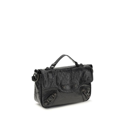 Balenciaga Black Lamb Ovis Aries Aries Shoulder Bag Balenciaga
